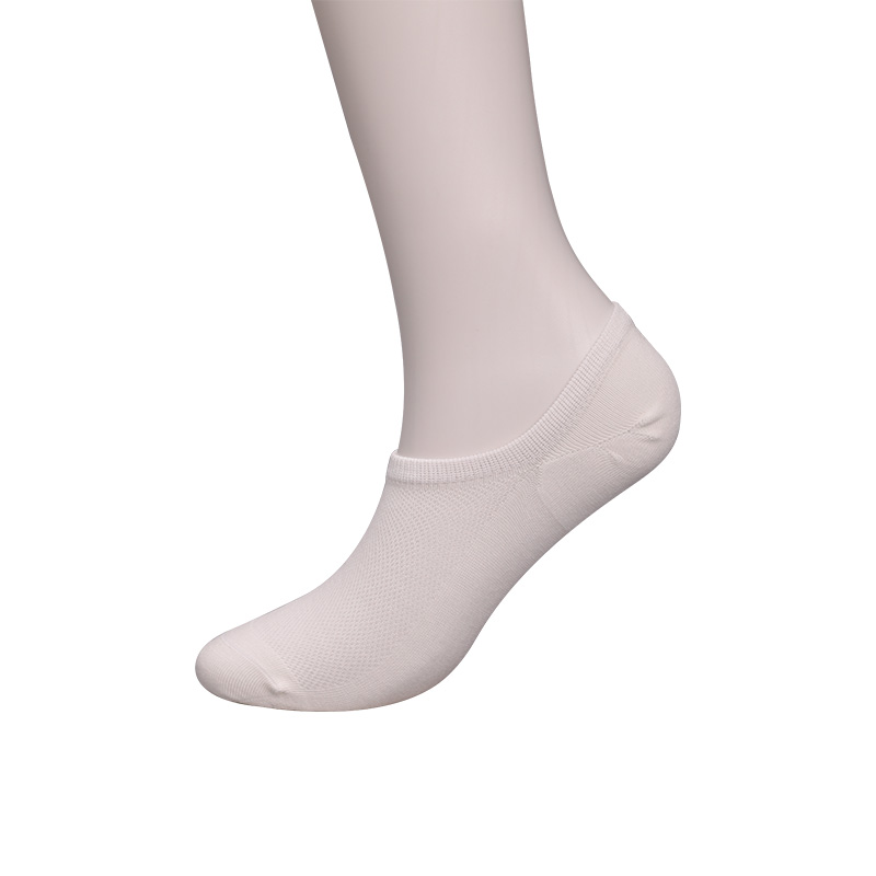 Ultratynde kæmmet bomuld, nylon og spandex almindelig halvmesh håndsyede damestrømper WSD1673