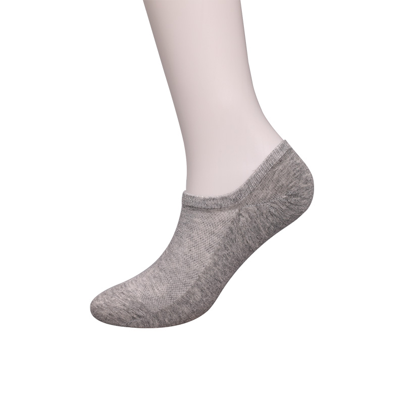 Ultratynde kæmmet bomuld, nylon og spandex almindelig halvmesh håndsyede damestrømper WSD1673