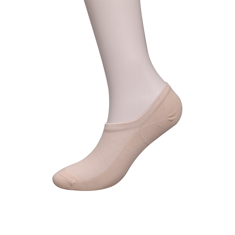 Ultratynde kæmmet bomuld, nylon og spandex almindelig halvmesh håndsyede damestrømper WSD1673