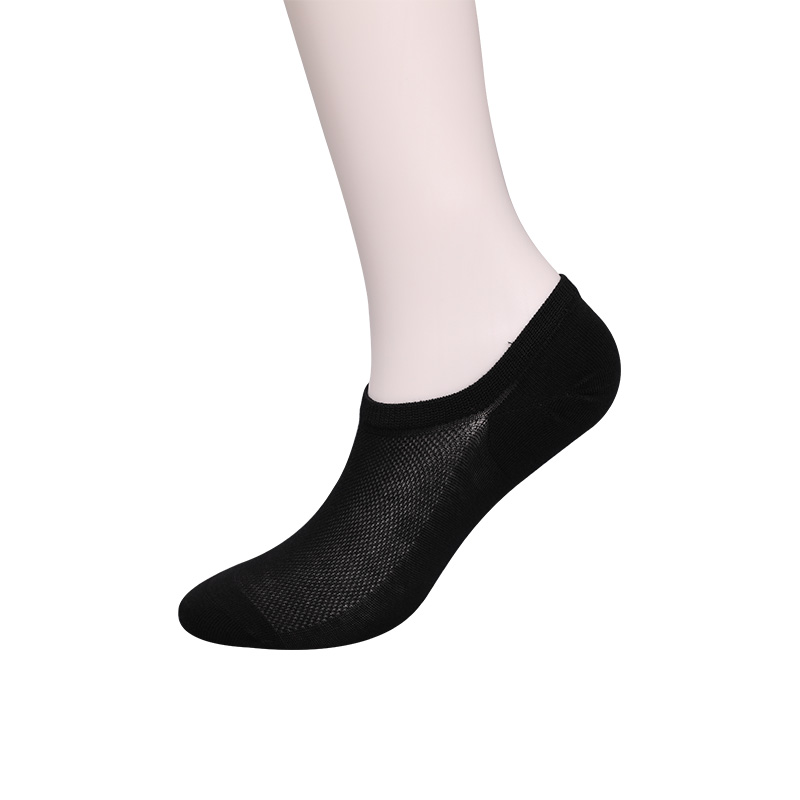 Ultratynde kæmmet bomuld, nylon og spandex almindelig halvmesh håndsyede damestrømper WSD1673