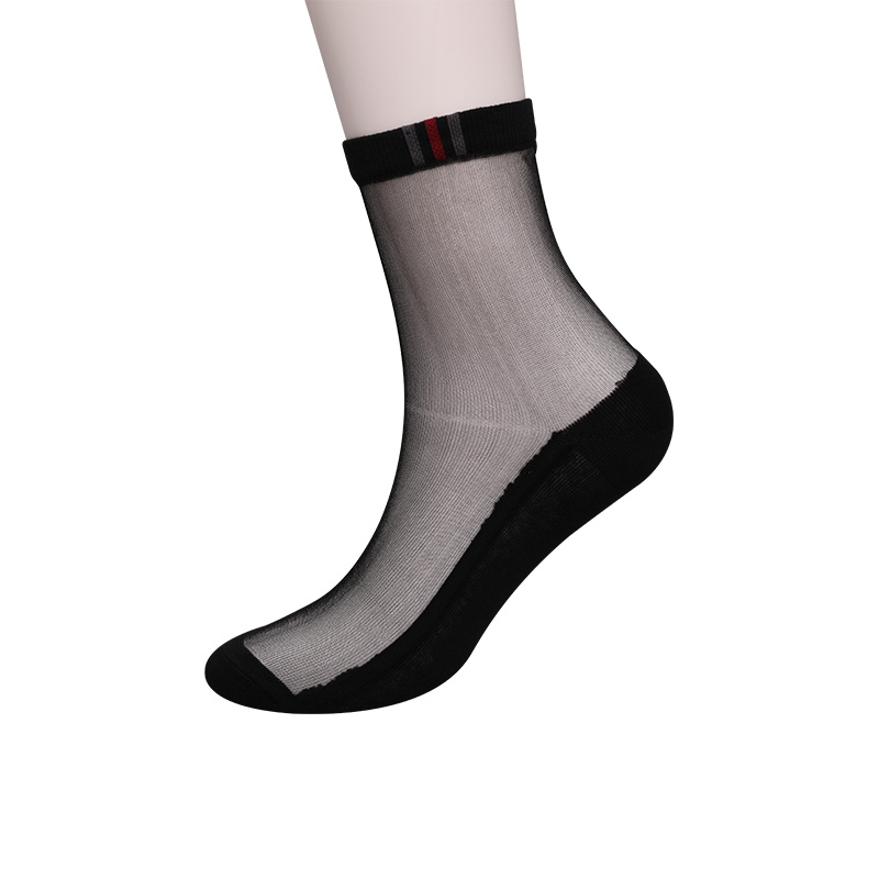 Mode afslappet forår og sommer bomuldsbund herrestrømper Luokou lodrette stribede blomster cool skridsikre såler herrestrømper WSD2711