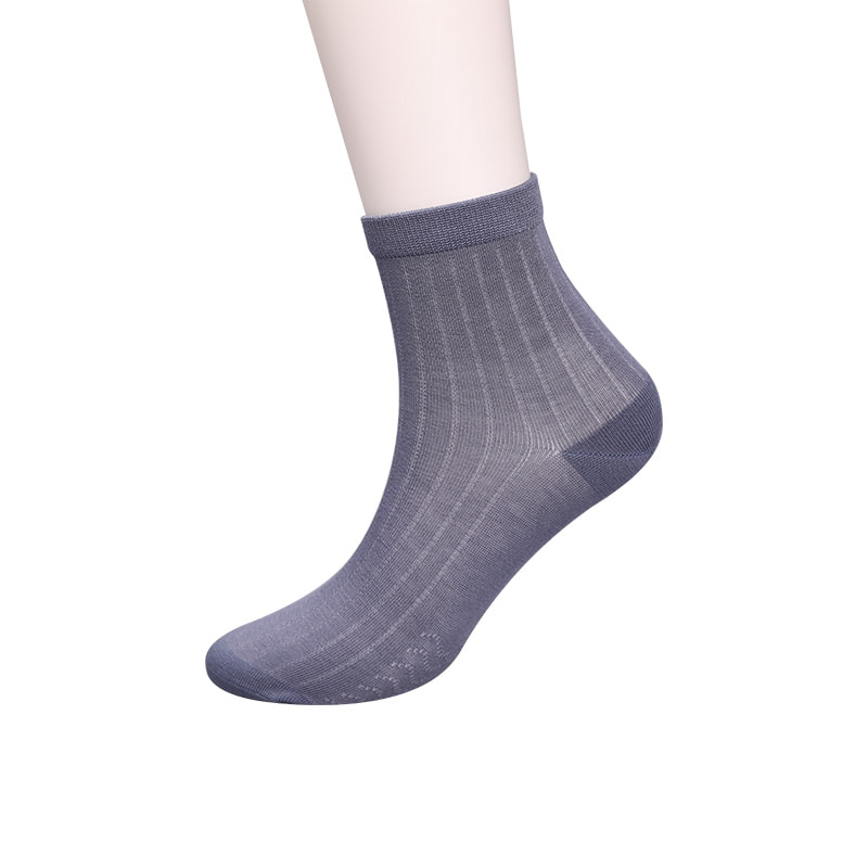 Modal Collection Circle Lodret Stripe Flower Blød Håndsyet Casual Herrestrømper WSD2802