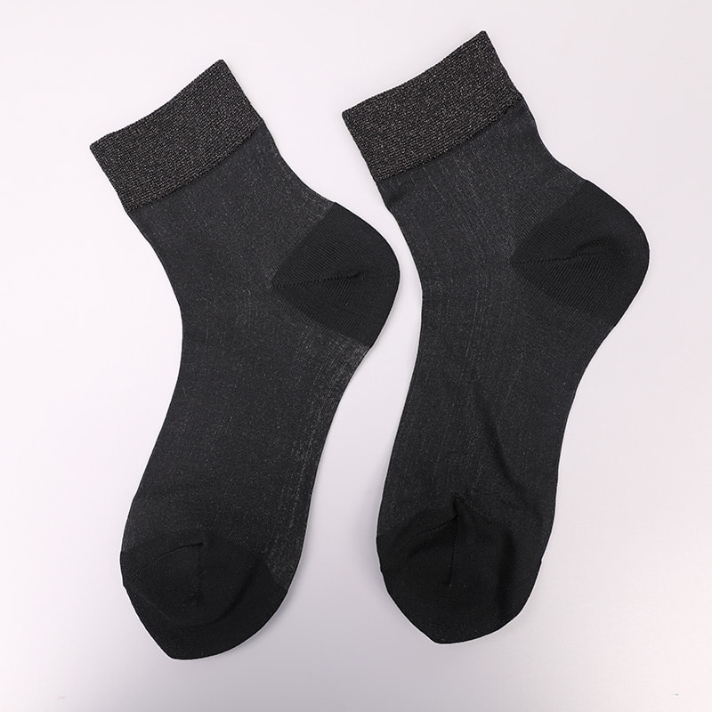 Mode gennemsigtig nylon silke bomuldsbund damestrømper Superfine nylon gennemsigtig silke damestrømper Krystal silke damestrømper WSD1946