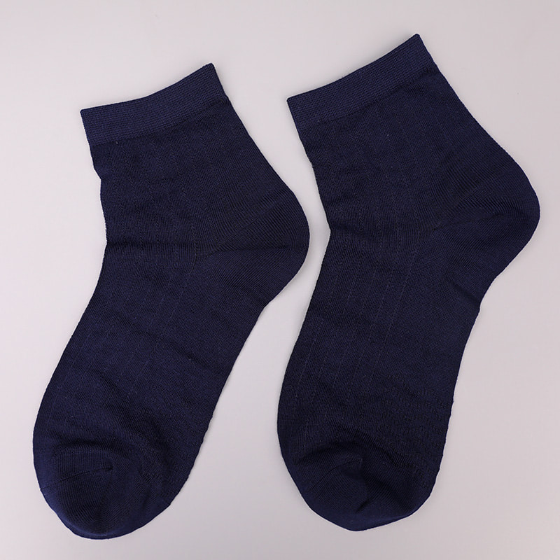 Modal Collection Circle Lodret Stripe Flower Blød Håndsyet Casual Herrestrømper WSD2802