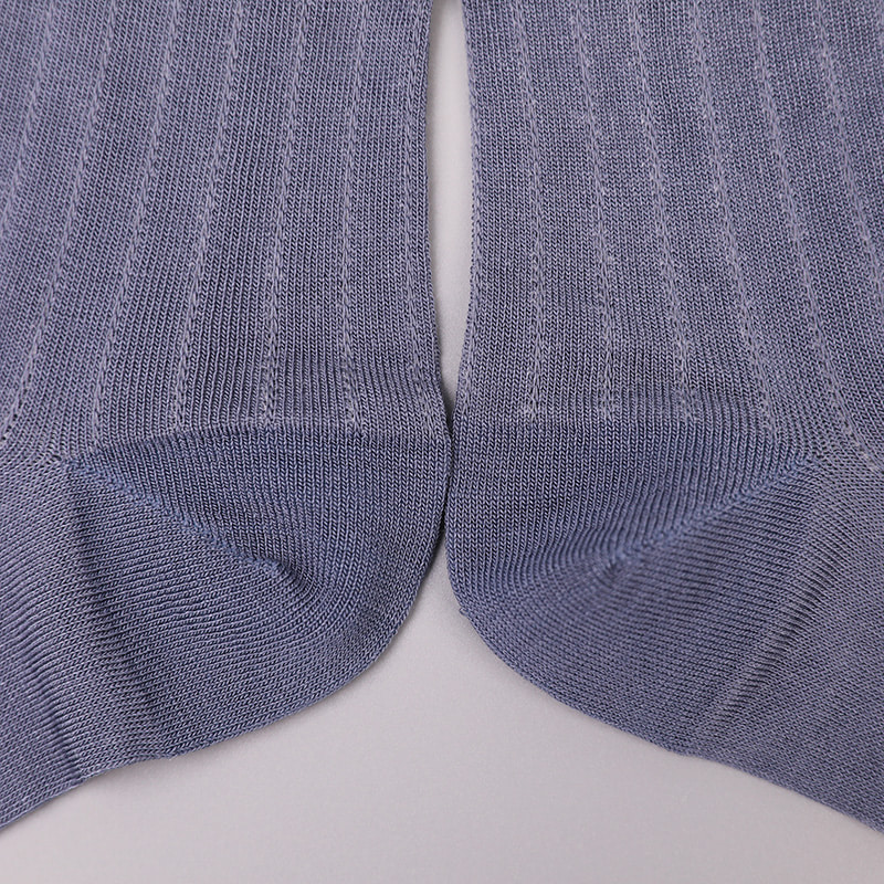 Modal Collection Circle Lodret Stripe Flower Blød Håndsyet Casual Herrestrømper WSD2802
