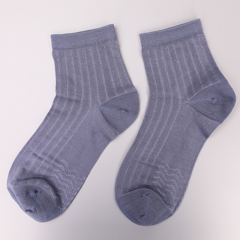 Modal Collection Circle Lodret Stripe Flower Blød Håndsyet Casual Herrestrømper WSD2802