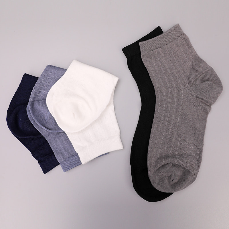 Modal Collection Circle Lodret Stripe Flower Blød Håndsyet Casual Herrestrømper WSD2802