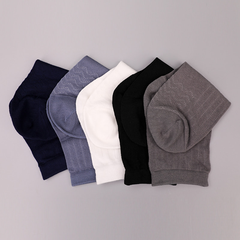 Modal Collection Circle Lodret Stripe Flower Blød Håndsyet Casual Herrestrømper WSD2802
