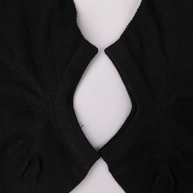 Ultratynde kæmmet bomuld, nylon og spandex almindelig halvmesh håndsyede damestrømper WSD1673