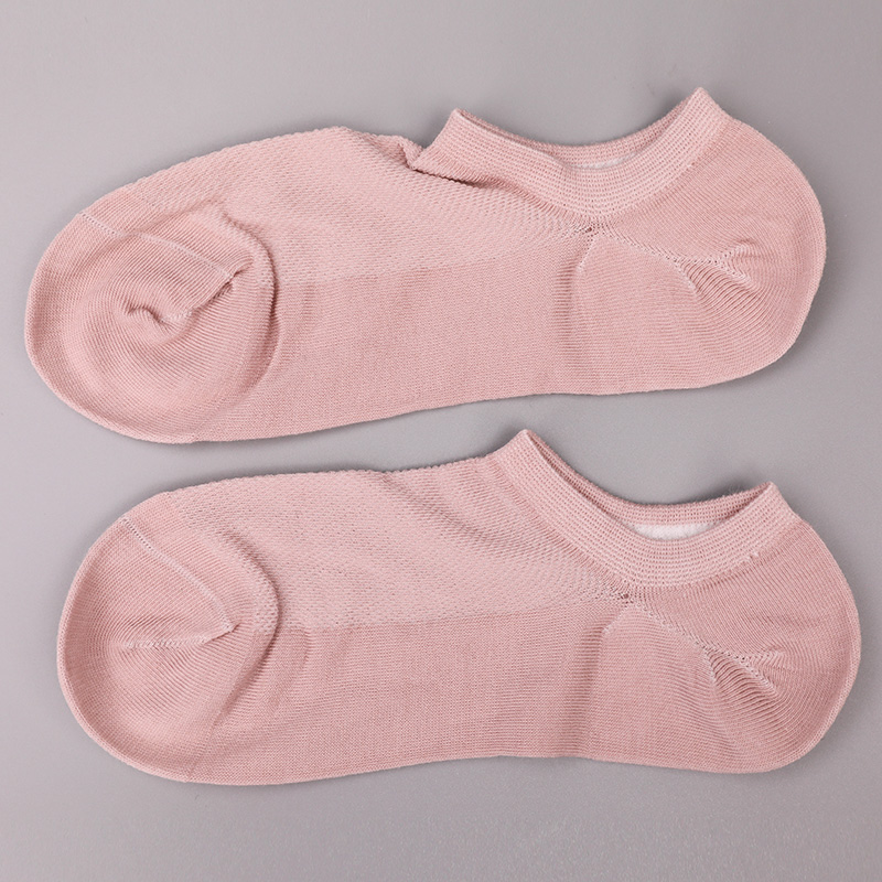 Ultratynde kæmmet bomuld, nylon og spandex almindelig halvmesh håndsyede damestrømper WSD1673
