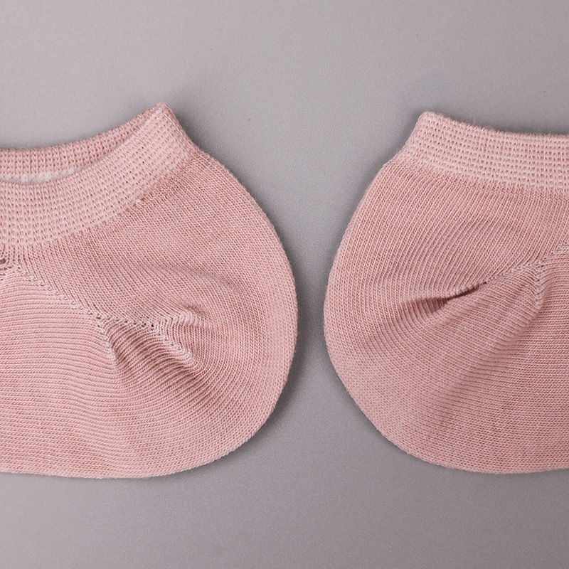 Ultratynde kæmmet bomuld, nylon og spandex almindelig halvmesh håndsyede damestrømper WSD1673