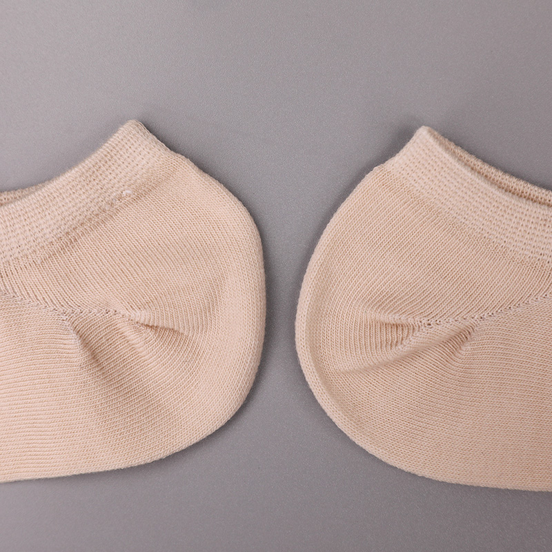 Ultratynde kæmmet bomuld, nylon og spandex almindelig halvmesh håndsyede damestrømper WSD1673