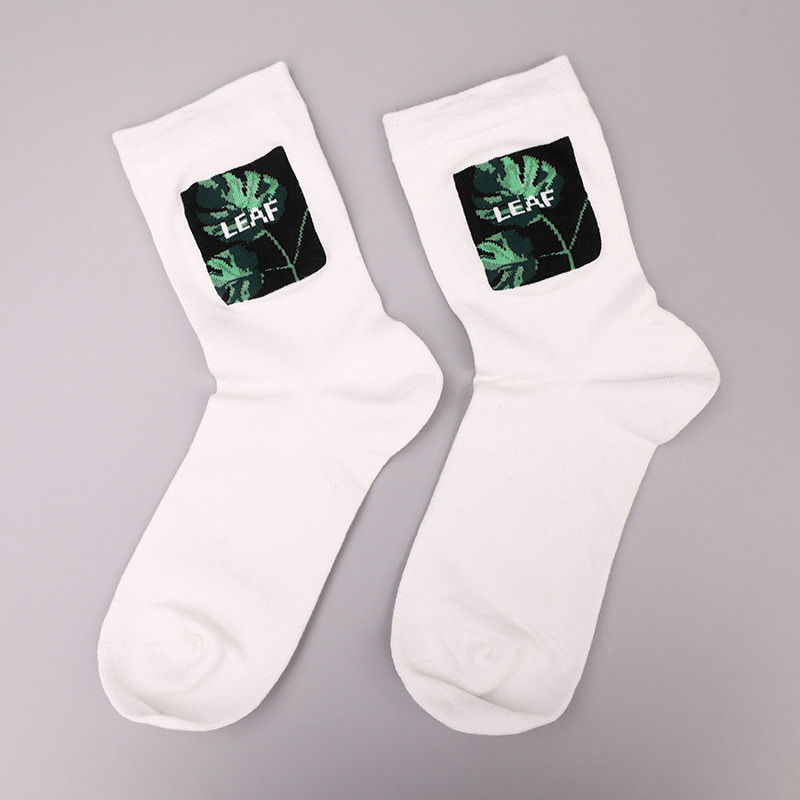 Blødt spundet silke nylon omviklet spandex imiteret 3D-printet jacquard håndsyet efterår og vinter herrestrømper WSD2850