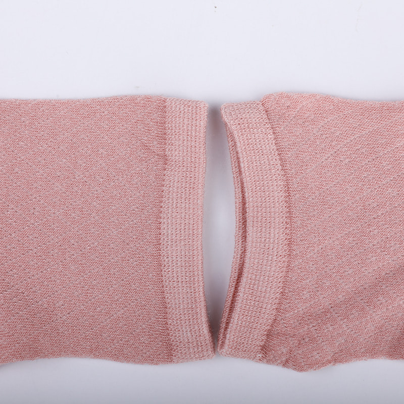 Blød bambusfiber nylontaske, tynde små diamanter afslappede damesokker, håndsyede damesokker WSD1689