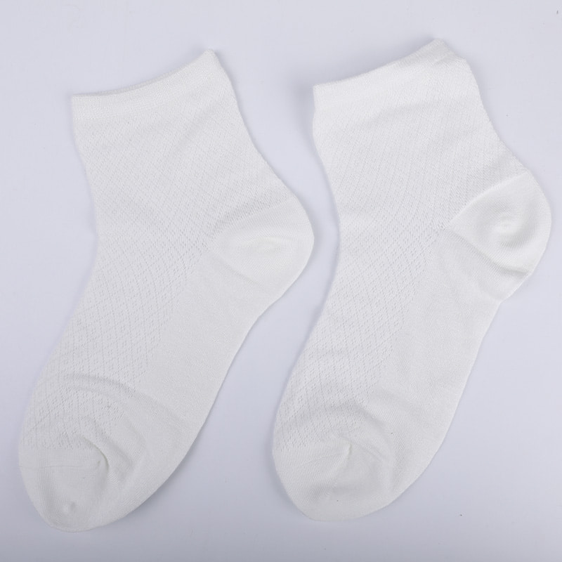 Blød bambusfiber nylontaske, tynde små diamanter afslappede damesokker, håndsyede damesokker WSD1689