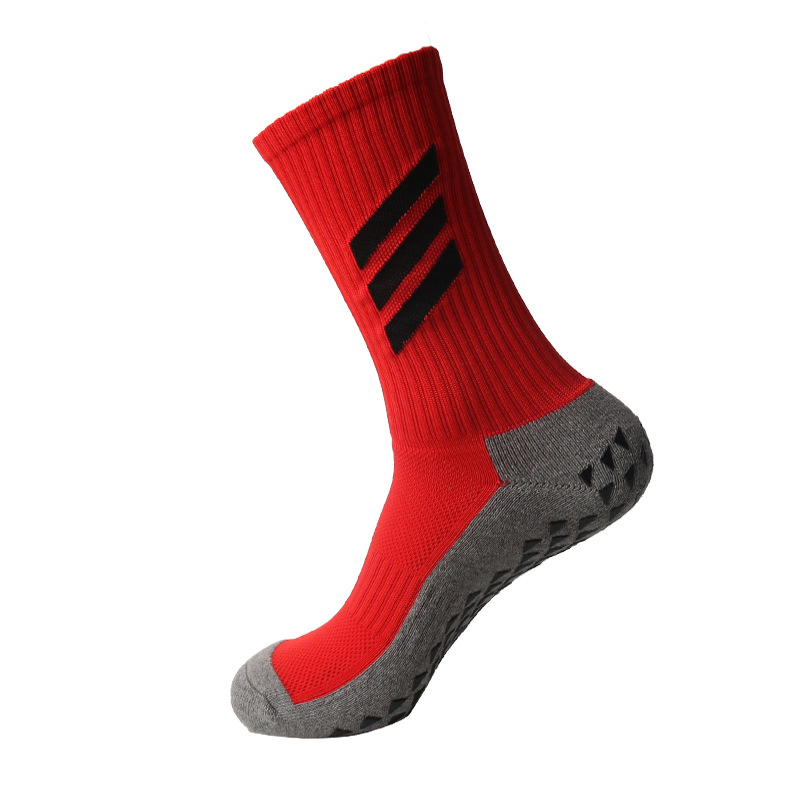 Kompression Sport Løb Anti Sip Fodbold Custom Grip Custom Socks Logo