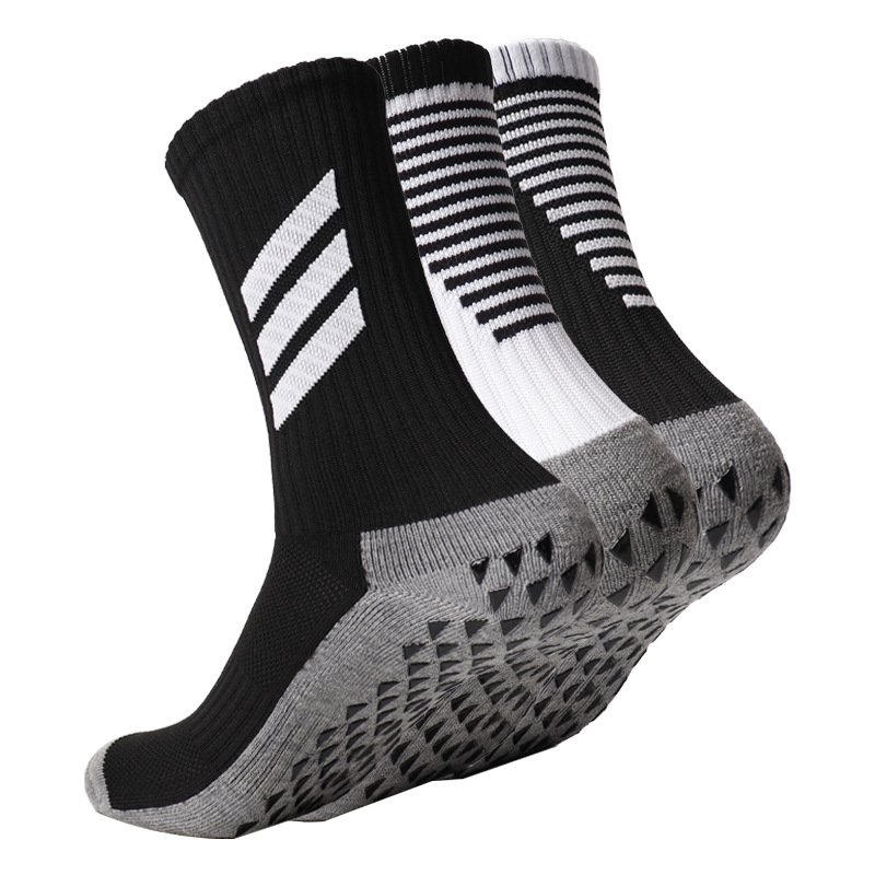 Kompression Sport Løb Anti Sip Fodbold Custom Grip Custom Socks Logo